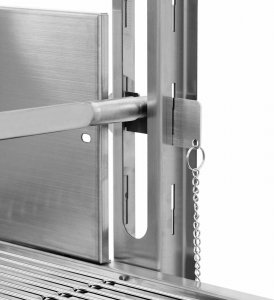 Royal Catering RCSG-150PP Grill z wędzarnią elektryczno-węglowy 50 cm x 126 cm 4