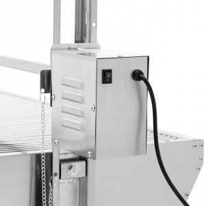 Royal Catering Grill węglowy z rożnem obrotowym elektrycznym do pieczenia prosiaka 13 W 40 kg 137 cm Grill węglowy z rożnem obrotowym elektrycznym do pieczenia prosiaka 13 W 40 kg 137 cm 3