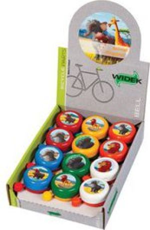 Widek Dzwonek rowerowy ANIMAL KINGDOM mix kolorów pudełko 12szt. (WDK-3184) 1