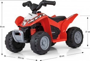 Milly Mally Pojazd na akumulator Quad HONDA ATV Red 6