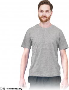 R.E.I.S. TSR-REGU - t-shirt męski o standardowym kroju, 100% bawełna - ciemnoszary 3XL 1