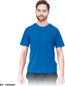 R.E.I.S. TSR-REGU - t-shirt męski o standardowym kroju, 100% bawełna - niebieski S 1