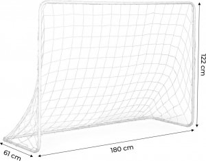 Bramka piłkarska z siatką do piłki nożnej 180x122cm Ecotoys 5