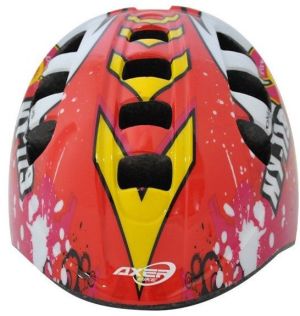 Axer Sport Kask rowerowy A1526-M czerwony r. M 3