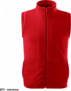 RIMECK Next 518 - ADLER - Kamizelka polarowa unisex, 280 g/m2, 100% poliester, - biały - rozmiar 4XL 30