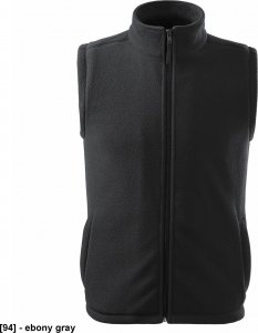 RIMECK Next 518 - ADLER - Kamizelka polarowa unisex, 280 g/m2, 100% poliester, - biały - rozmiar 4XL 42