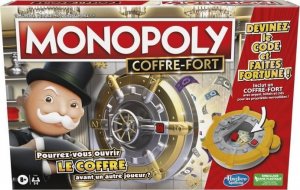 Monopoly Monopoly Safe, gra planszowa dla rodziny i dzieci, 2-6 graczy, wiek 8 lat, zawiera sejf 1