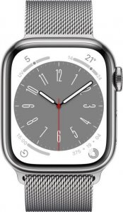 Smartwatch Apple Watch 8 GPS + Cellular 41mm Silver Stainless Steel Srebrny  (S7181338) 2
