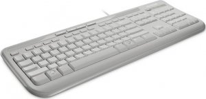 Klawiatura + mysz Microsoft Klawiatura przewodowa Microsoft Keyboard 600 biala 3