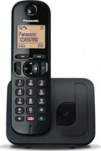 Telefon stacjonarny Panasonic Telefon Panasonic Corp. KXTGC250SPB Czarny 1,6" 1