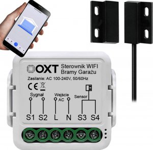 OXT Moduł OXT z Sensorem Kontaktronem do Bramy Garażu WiFi TUYA 1