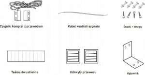 OXT Moduł OXT z Sensorem Kontaktronem do Bramy Garażu WiFi TUYA 6