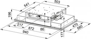Okap Franke NAS RTV AGD Okap FRANKE Mythos Flat FMYCF 906 WH Białe szkło 4
