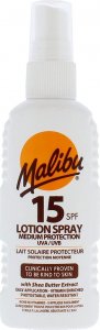 Malibu Malibu Sun Lotion Spray SPF15 Wodoodporny Spray 100ml 1