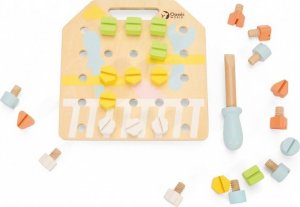 Classic World CLASSIC WORLD Drewniana Tablica Z Śrubkami do Wkręcania 2