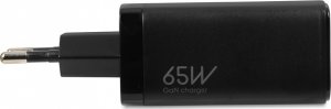 Ładowarka iBOX GaN iBOX C-65 PD65W 1x USB-A 2x USB-C 5 A (ILUC65B) 4
