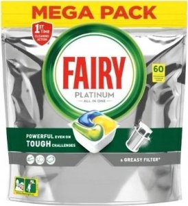 Fairy Tabletki do zmywarki Fairy Platinum All In 1 60 szt. 1