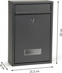ModernHome Skrzynka pocztowa listy stal galwanizowana 5