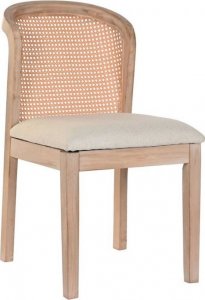 DKD Home Decor Krzesło do Jadalni DKD Home Decor Jodła Beżowy Poliester (46 x 61 x 86 cm) 1