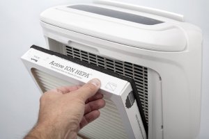 Oczyszczacz i osuszacz powietrza Woods AD20G Hybrid 8