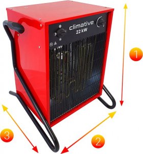 CLIMATIVE Polska nagrzewnica elektryczna Climative EH-22 kW 12