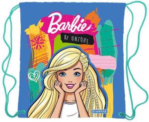 Starpak Worek szkolny na ramię Barbie niebieski (372648) 1