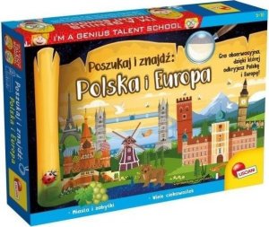Lisciani I'm Genius Poszukaj Znajdź Polska i Europa 1