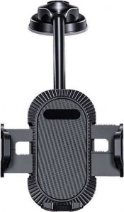 4kom.pl Uchwyt samochodowy Holder do auta na telefon na deskę kokpit szybę Czarny 13