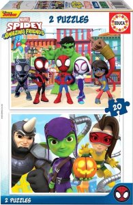 Educa Puzzle 2x20 Spidey i Super-Kumple G3 1