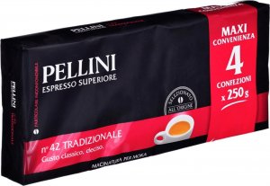 Pellini Kawa mielona PELLINI Espresso Superiore Tradizionale 4x250 g 1