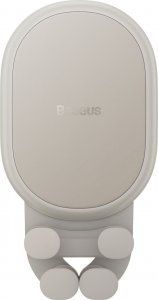 Baseus Baseus uchwyt samochodowy z wbudowaną ładowarką indukcyjną 15W na kratkę wentylacyjną nawiew szary 17