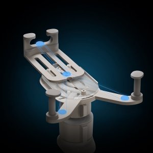 Baseus Baseus uchwyt samochodowy z wbudowaną ładowarką indukcyjną 15W na kratkę wentylacyjną nawiew szary 2