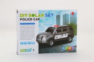 Zabawka Solarna Samochód - Auto Radiowóz Policja - zestaw do samodzielnego złożenia 1