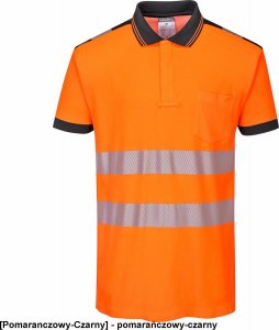 Portwest T180 - Koszulka Polo ostrzegawcza PW3 - pomarańczowy-czarny 2XL 1