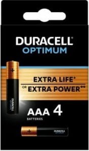 Duracell Bateria Alkaliczna Duracell OPTIMUM AAA 4szt.  [321|1] 1