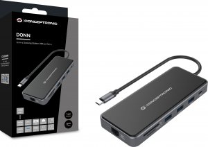 Stacja/replikator Conceptronic DONN15G USB-C 2