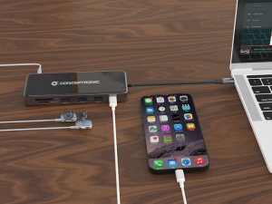 Stacja/replikator Conceptronic DONN15G USB-C 6