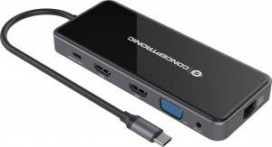 Stacja/replikator Conceptronic DONN15G USB-C 7