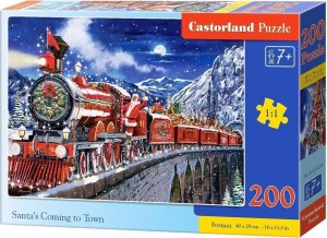 Castorland Puzzle 200 Santa's Coming to Town CASTOR 1