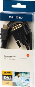 Kabel Blow HDMI - DVI-D 1.5m czarny (92-021#) 1