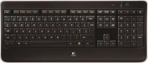 Klawiatura Logitech Bezprzewodowa Czarna US (920-002372) 1