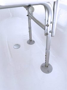 Ridder RIDDER Ławka do wchodzenia/wychodzenia z wanny, biała, 150 kg A0120101 3