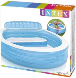 Intex Basen dmuchany z ławeczką 224x216cm (57190) 2