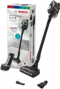 Odkurzacz ręczny Bosch Bosch Vacuum cleaner BCS82G31 Unlimited Gen2 Cordless operating, Handstick, 18 V, Operating time (max) 45 min, Graphite, Warranty 24 month(s) 2