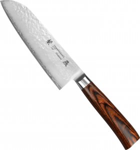 Tamahagane Tamahagane Tsubame Brown VG-5 Nóż Santoku 17,5cm 1