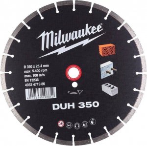 Milwaukee Milwaukee tarcza diamentowa DUH 350mm klinkier 1