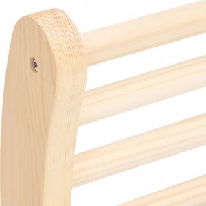 vidaXL vidaXL Oparcie do sauny w kształcie litery S, lite drewno sosnowe 4