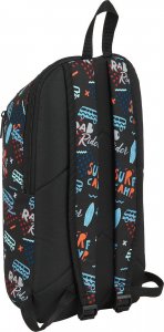 Safta Plecak Casual Surf Camp Safta M821A Czarny Pomarańczowy Jasnoniebieski (22 x 39 x 10 cm) 2