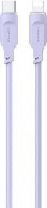 Kabel USB Usams USB-C - Lightning 1.2 m Fioletowy (brak) 25