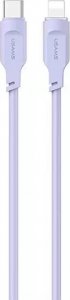 Kabel USB Usams USB-C - Lightning 1.2 m Fioletowy (brak) 10